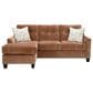 Ashley Amity Bay Stationary Queen Sofa Chaise Sleeper in Clay, , large