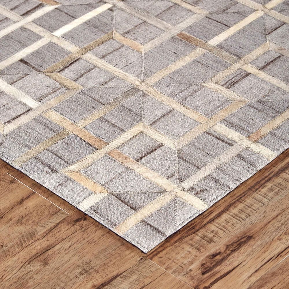 Feizy Fannin 2" x 3" Ivory and Sand Area Rug, , large