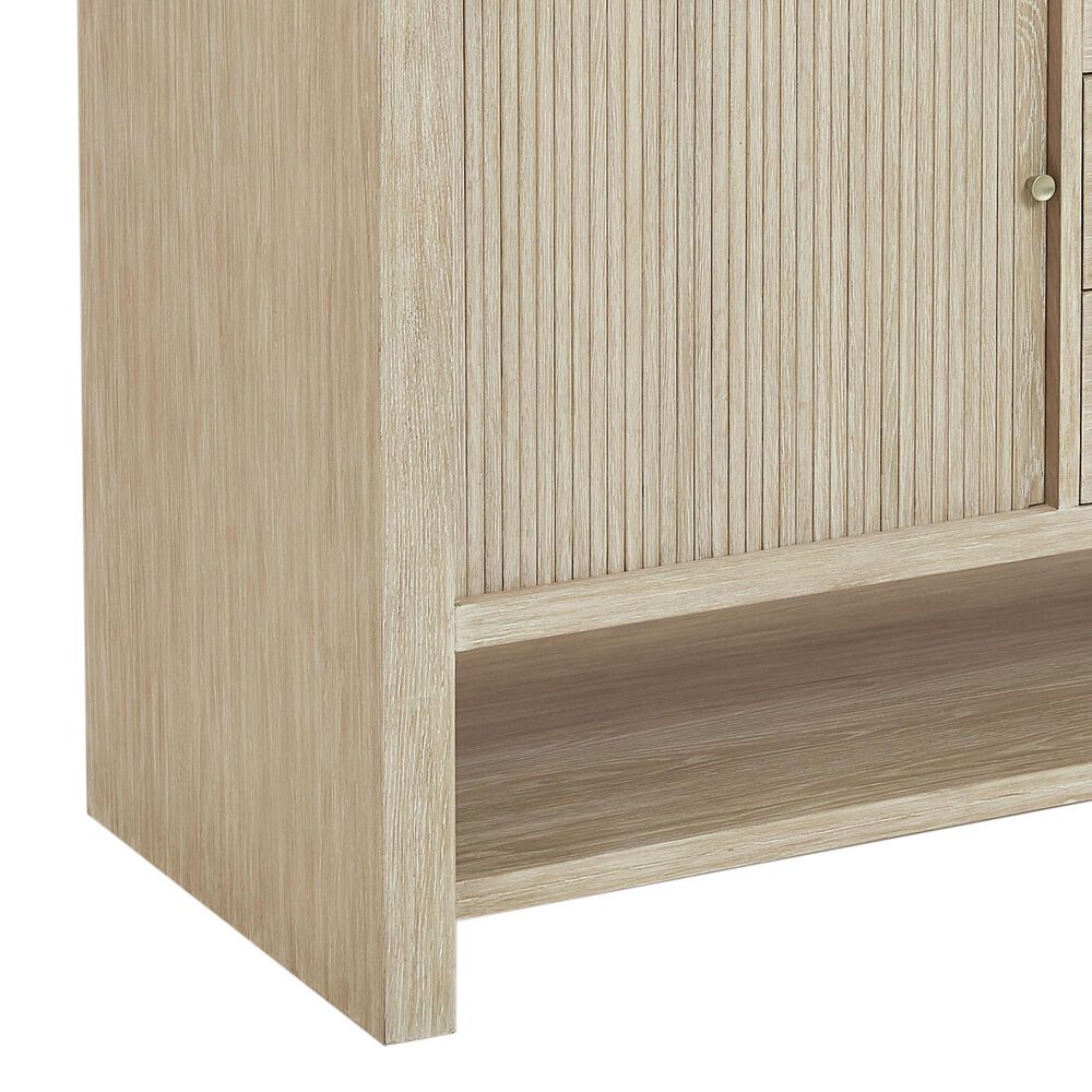 James Martin Vanities Marigot Single 48&quot; Single Vanity in Sun-washed Oak with 3 cm Carrara White Marble Top, , large