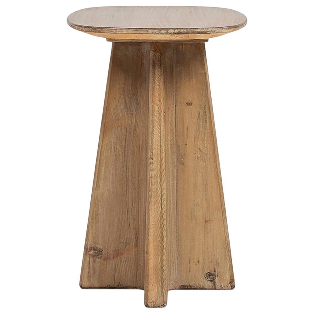 Jennifer Taylor Home Clarence End Table in Antique Natural Brown, , large