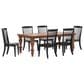 Ashley Greddinton 7-Piece Rectangular Dining Set in Medium Brown and Black, , large