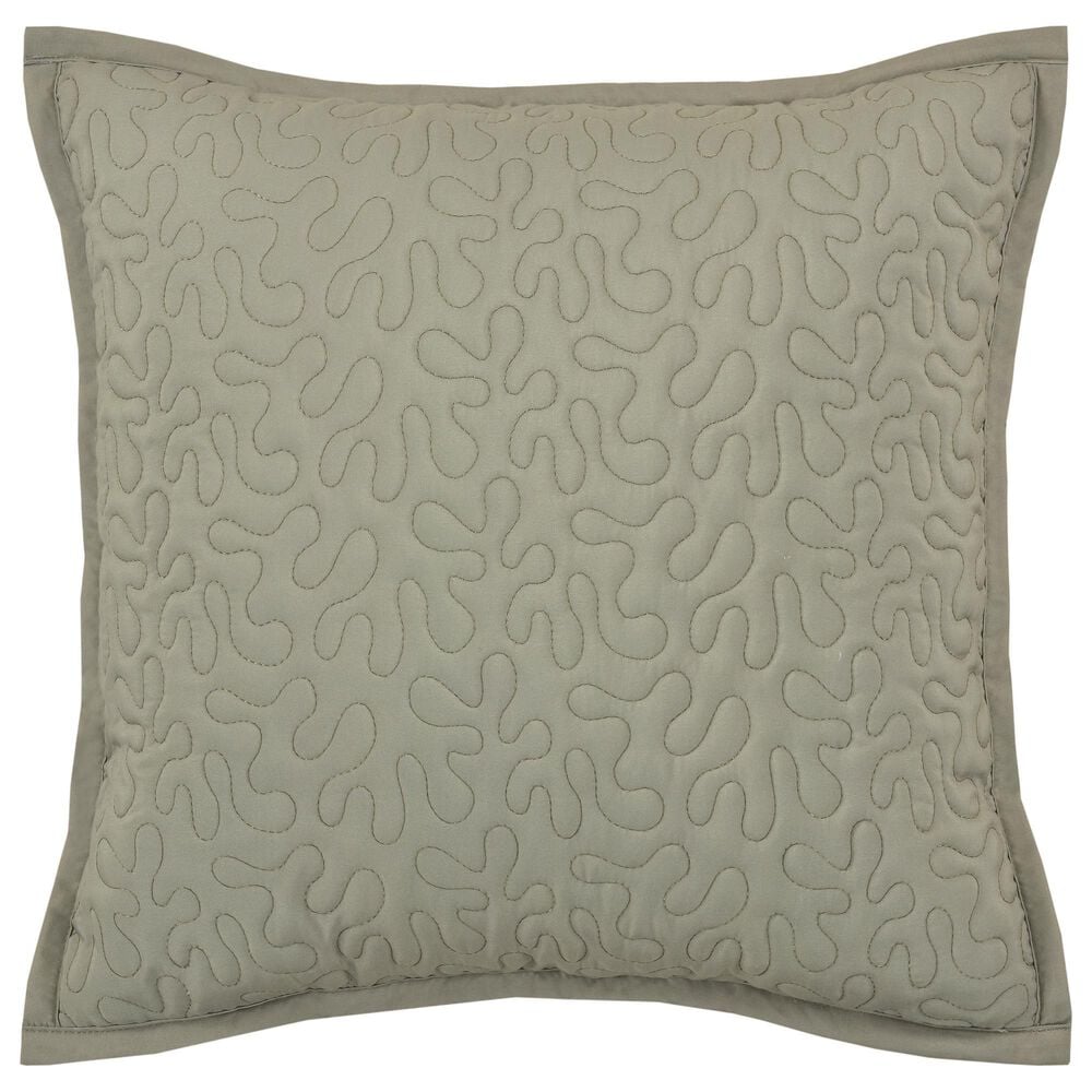 Royal Court Evergreen 16" Square Throw Pillow in Sage, , large