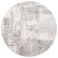 Safavieh Invista INV454G 6"7" Round Grey and Ivory Area Rug, , large