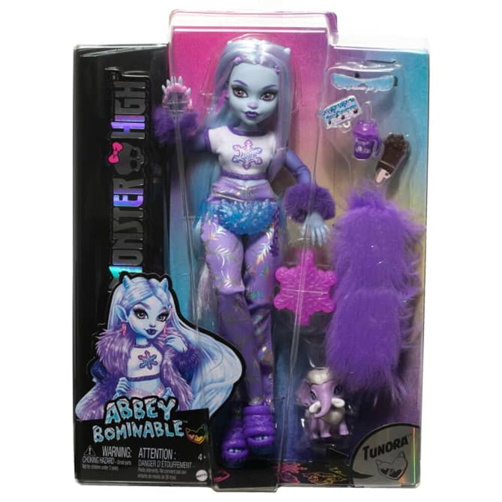 Monster High Abbey Bominable with Pet and Accessories in Multicolor, , large