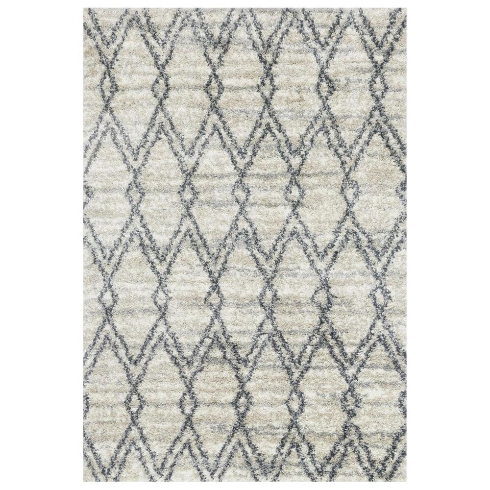 Loloi Quincy QC-04 8"10" x 12" Sand and Graphite, , large