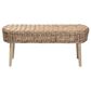 Baxton Studio Raisa Bench in Grey and Light Brown, , large