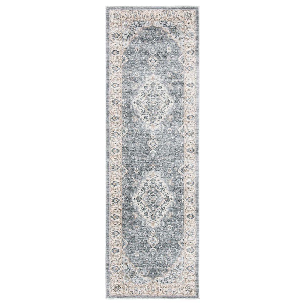 Safavieh Isabella 2"2" x 7" Grey and Cream Runner, , large