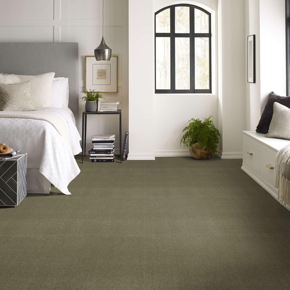 Shaw Luxuriant Carpet in Sea Grass, , large
