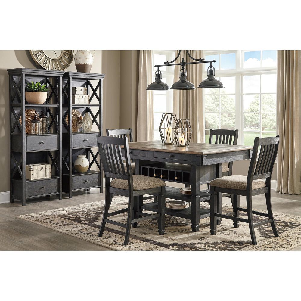 Ashley Tyler Creek Counter Height Table in Textured Black, , large