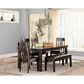 Ashley Haddigan Rectangular Dining Room Extension Table in Dark Brown, , large