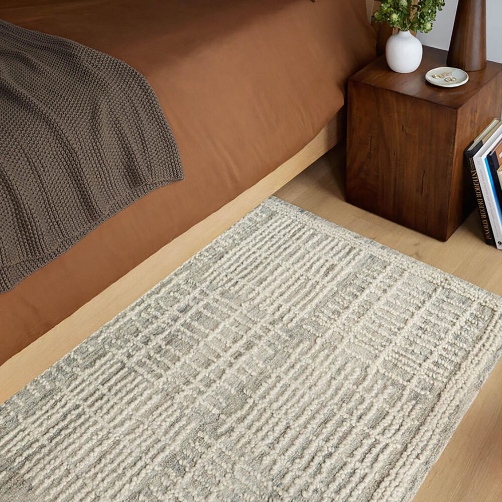 Loloi Tallulah 5&#39; x 7&#39;6&quot; Mist and Ivory Area Rug, , large