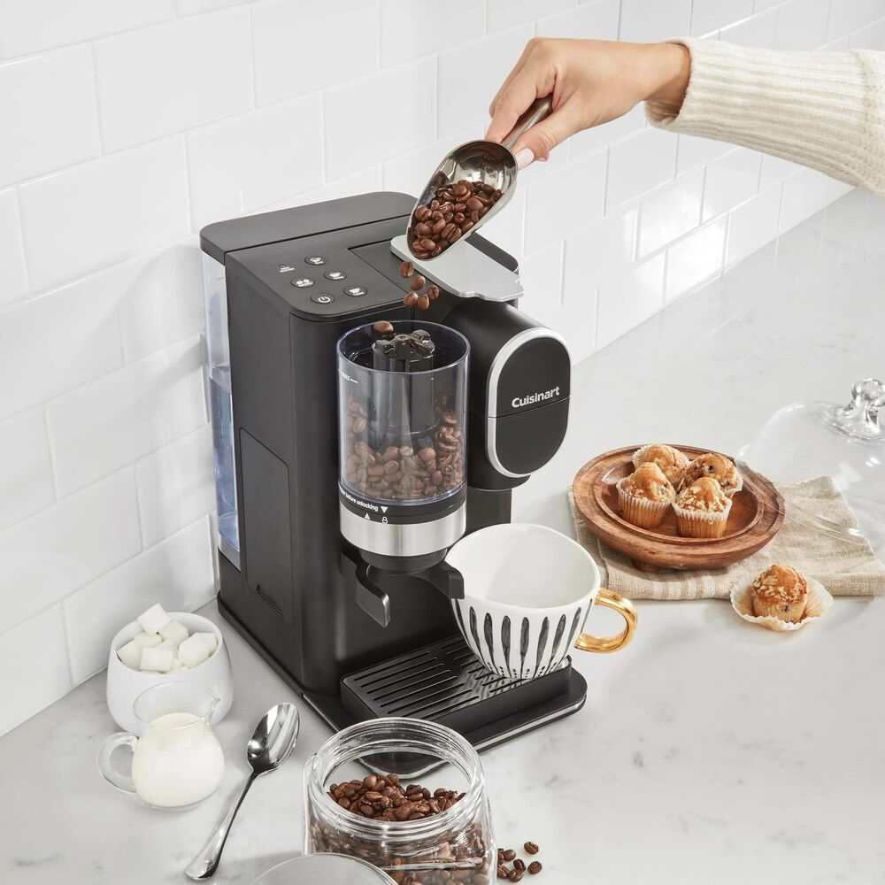 Cuisinart Grind and Brew Single-Serve Coffee Maker in Black, , large
