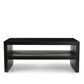 Jofran Dev 1-Shelf Coffee Table in Black, , large