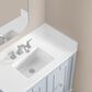 37B Kinsale 36" Single Bathroom Vanity Cabinet in Soft Blue with White Composite Stone Top and Backsplash, , large