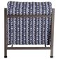 Jonathan Louis Mansfield Metal Accent Chair in Buena Vista Denim, , large