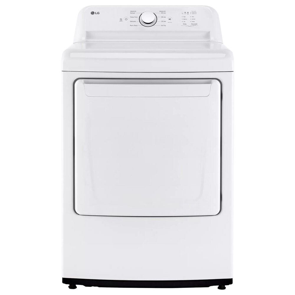 LG 7.3 Cu. Ft. Ultra Large Capacity Electric Dryer with Sensor Dry in White, , large