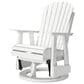 Ashley Hyland Wave Swivel Glider Chair in White, , large