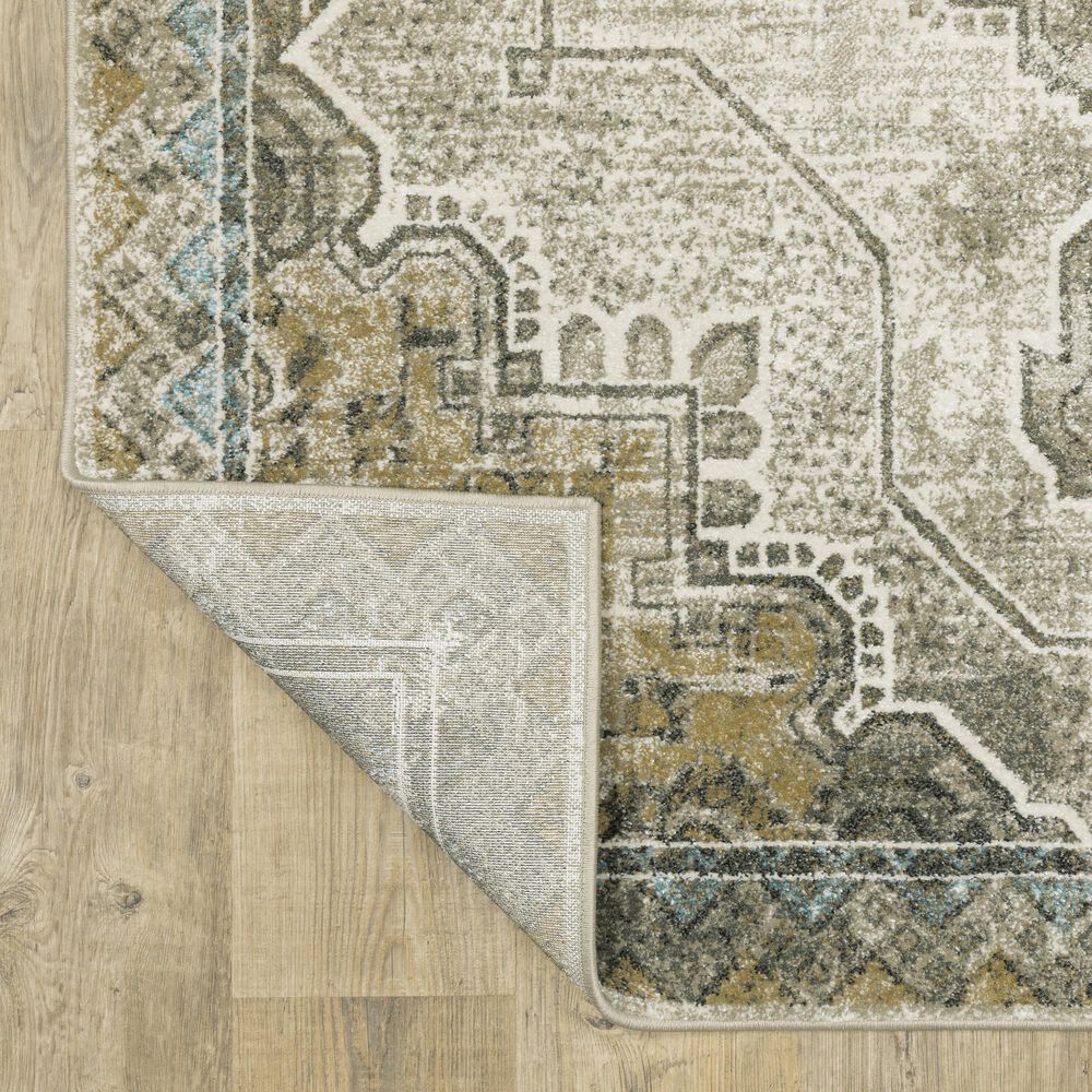 Oriental Weavers Venice Padua 9&#39;10&quot; x 12&#39;10&quot; Grey and Blue Area Rug, , large