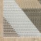 Oriental Weavers Echo ECH04 Beige and Grey 7"10" x 10"10" Area Rug, , large