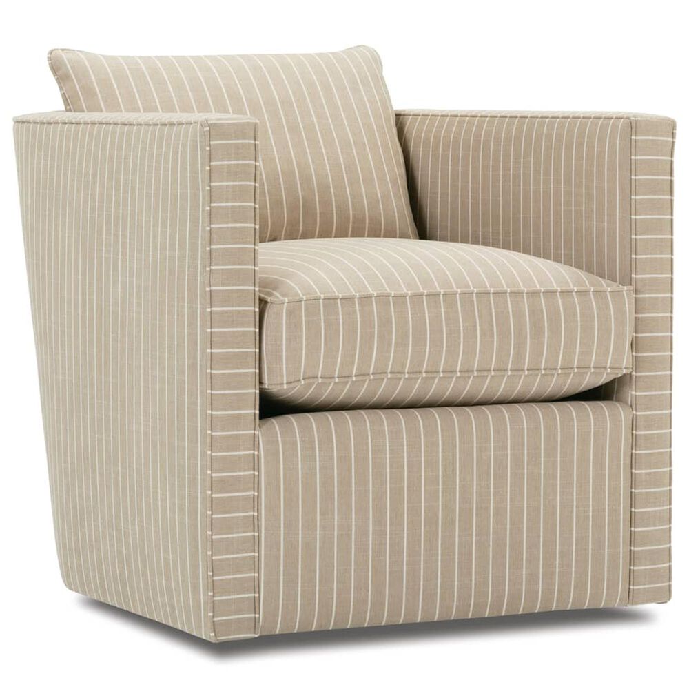 Rowe Furniture Rothko Swivel Chair in Putty, , large