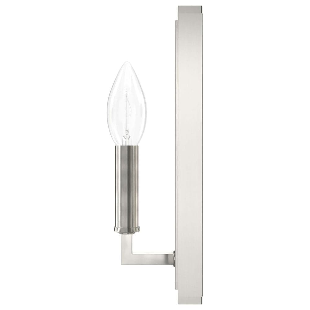 Hunter Zoanne 1-Light Wall Sconce in Brushed Nickel, , large