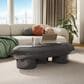 Furniture of America Rene Low Profile Glossy Coffee Table in Dark Gray, , large