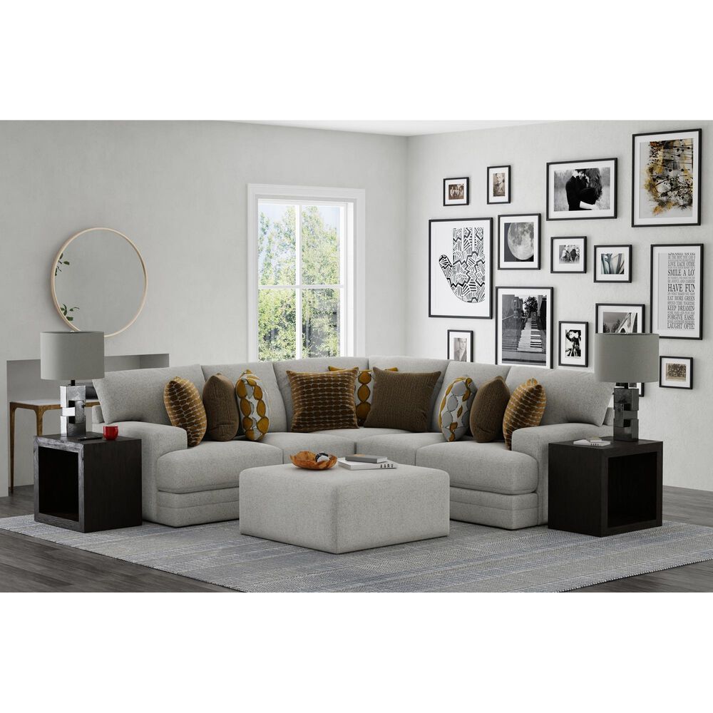 Hartsfield Tori 41" Square Cocktail Ottoman in Birch, , large