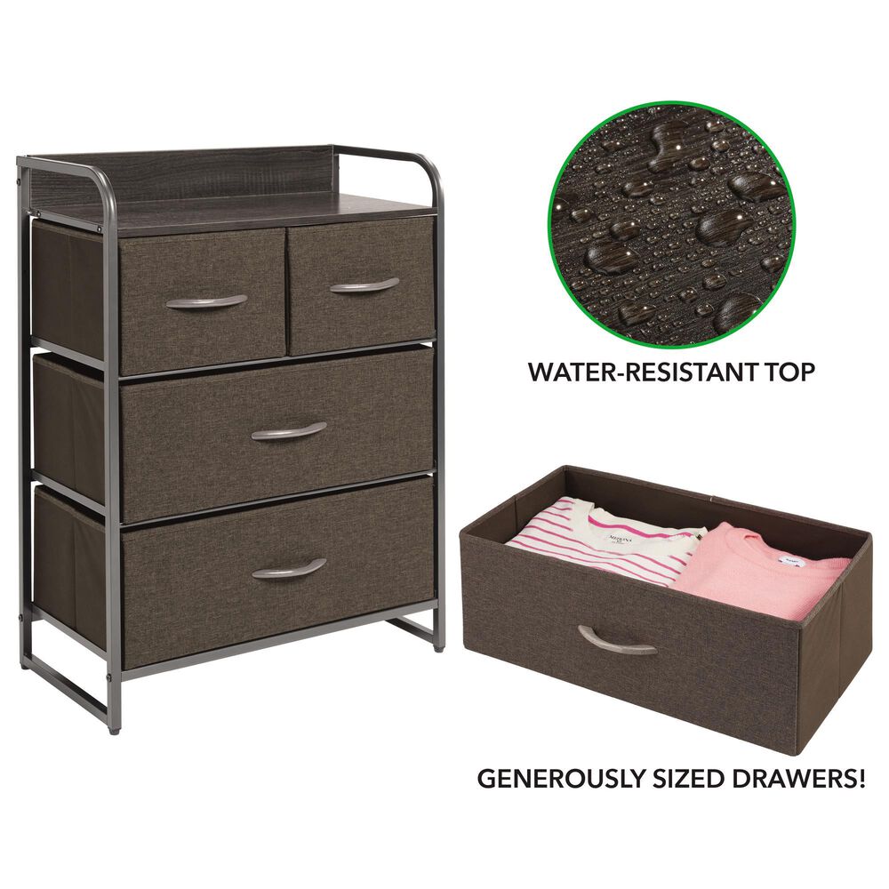 mDesign 4-Drawer Chest in Charcoal, , large