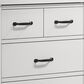 HOMLUX 3-Piece Bedroom Set with 6-Drawer Dresser, 5-Drawer Chest & Nightstand in White, , large