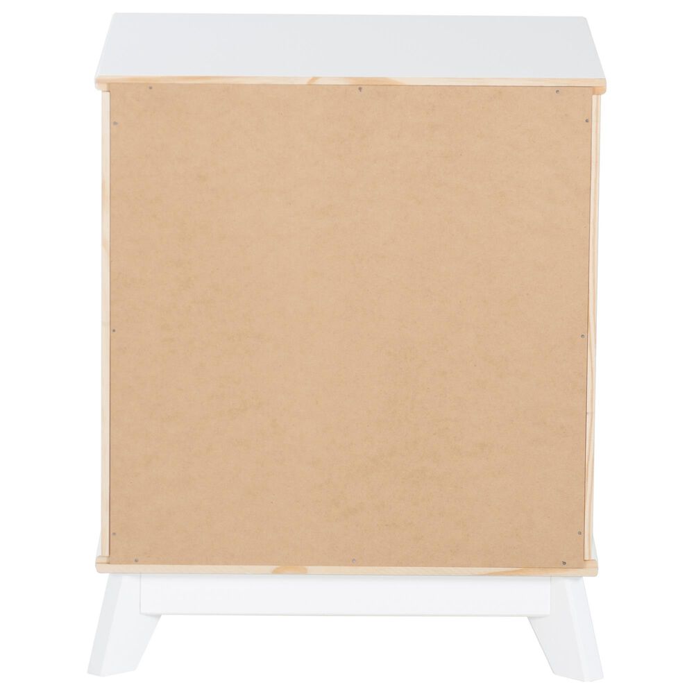 Linon Home Decor Polly 2-Drawer Nightstand in White, , large