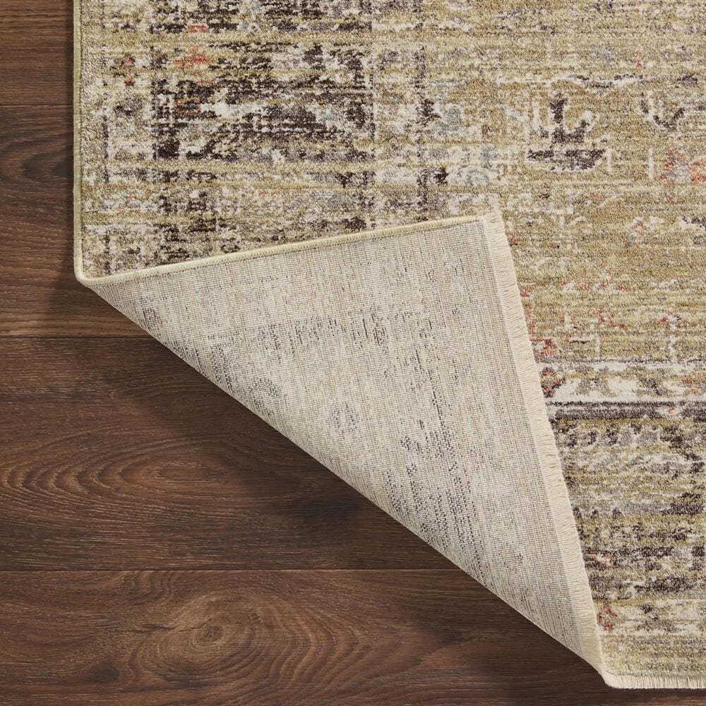Magnolia Home Millie 5&#39;3&quot; x 7&#39;6&quot; Gold and Charcoal Area Rug, , large