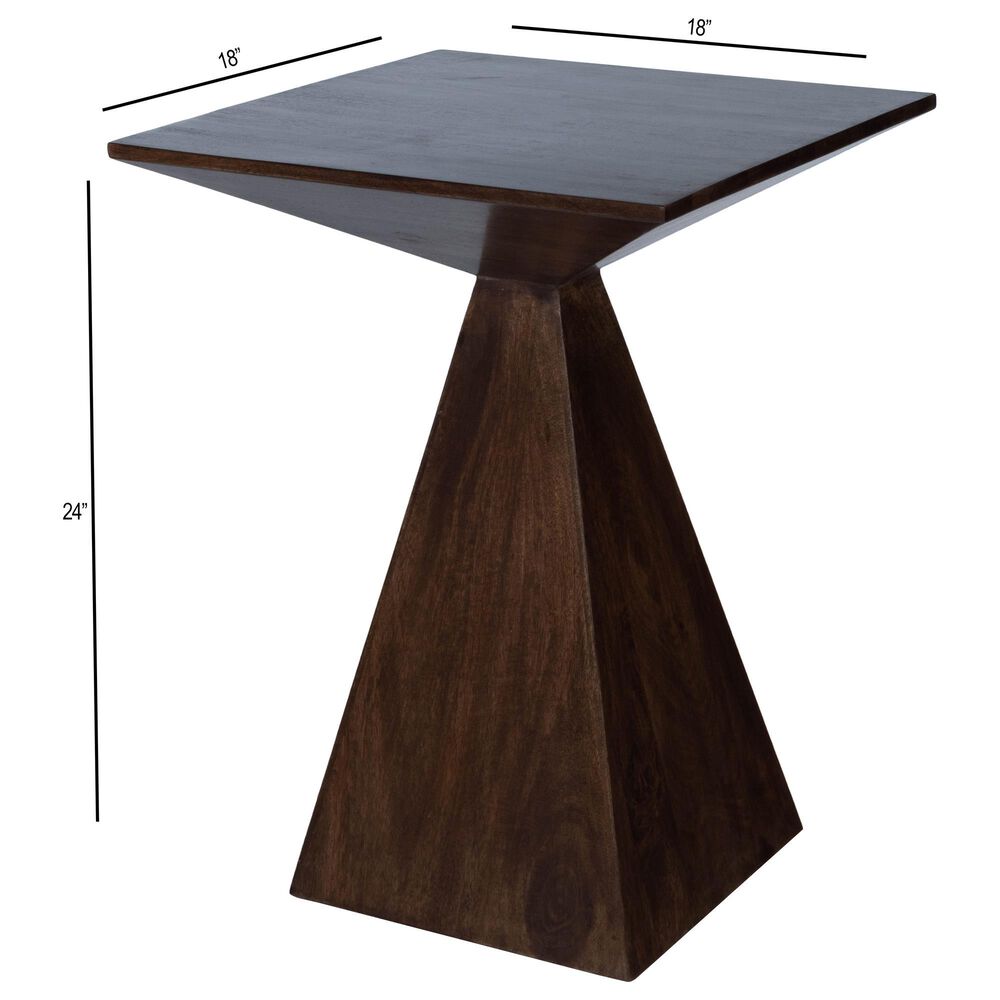 Butler Titus End Table in Dark Brown, , large