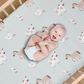 Lambs & Ivy Farmyard 3-Piece Crib Bedding Set in Taupe, White and Sage Green, , large