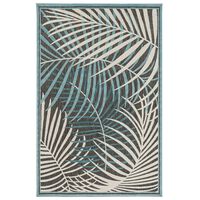 Surya Portera PRT-1062 8ft 8in x 12ft Teal, Aqua and Ivory Area Rug