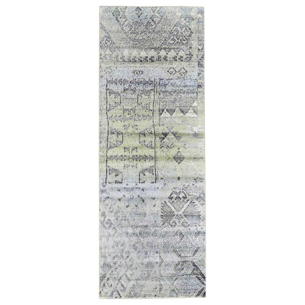Feizy Rugs Katari 2"10" x 7"10" Mint and Taupe Area Rug, , large