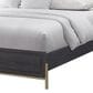 Sterling Timber Elure King Upholstered and Strap Panel Bed in Peppercorn, , large