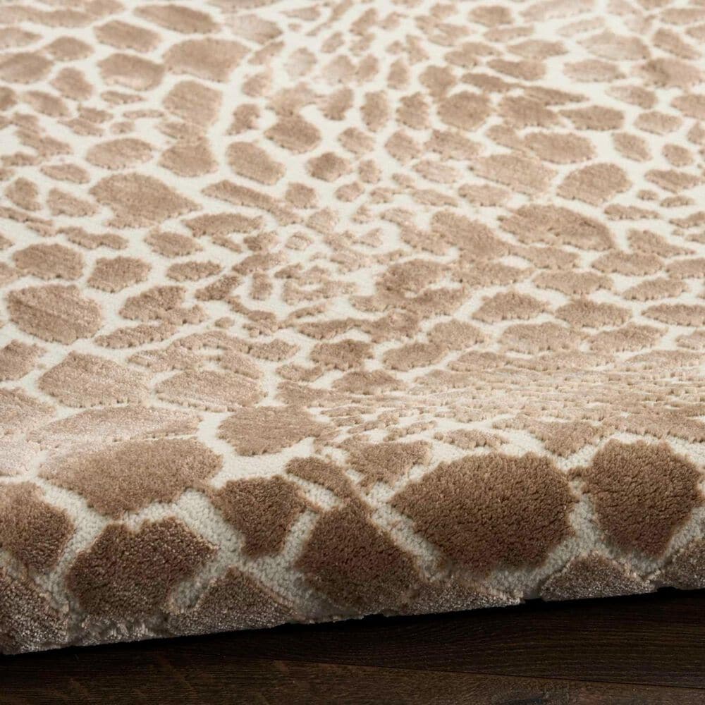 Nourison Desire Camel and Silver 7&#39;10&quot; x 9&#39;10&quot; Area Rug, , large