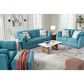 Ashley Keerwick Stationary Queen Sofa Sleeper in Teal, , large