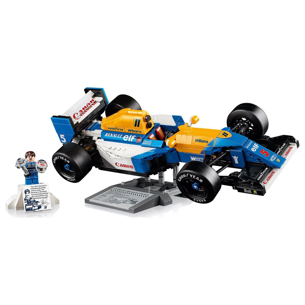 LEGO Icons Williams Racing FW14B and Nigel Mansell Building Set, , large
