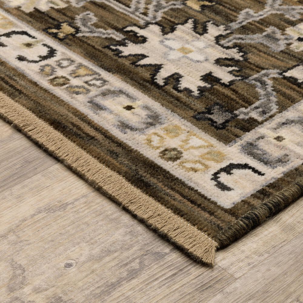 Oriental Weavers Acacia Brown and Tan 2&#39; x 3&#39; Area Rug, , large