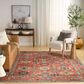 Nourison Vintage Washables Rust and Multicolor 7"10" x 9"10" Area Rug, , large