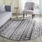 Safavieh Adirondack ADR119N-4R 4" x 4" Ivory/Charcoal Round Rug, , large