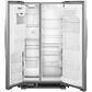 Whirlpool 24.5 Cu. Ft. 36" Wide Side-by-Side Refrigerator in Fingerprint Resistant Stainless Steel, , large