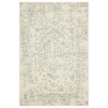 Magnolia Home Annie ANN-01 2"3" x 3"9" White and Grey Area Rug, , large