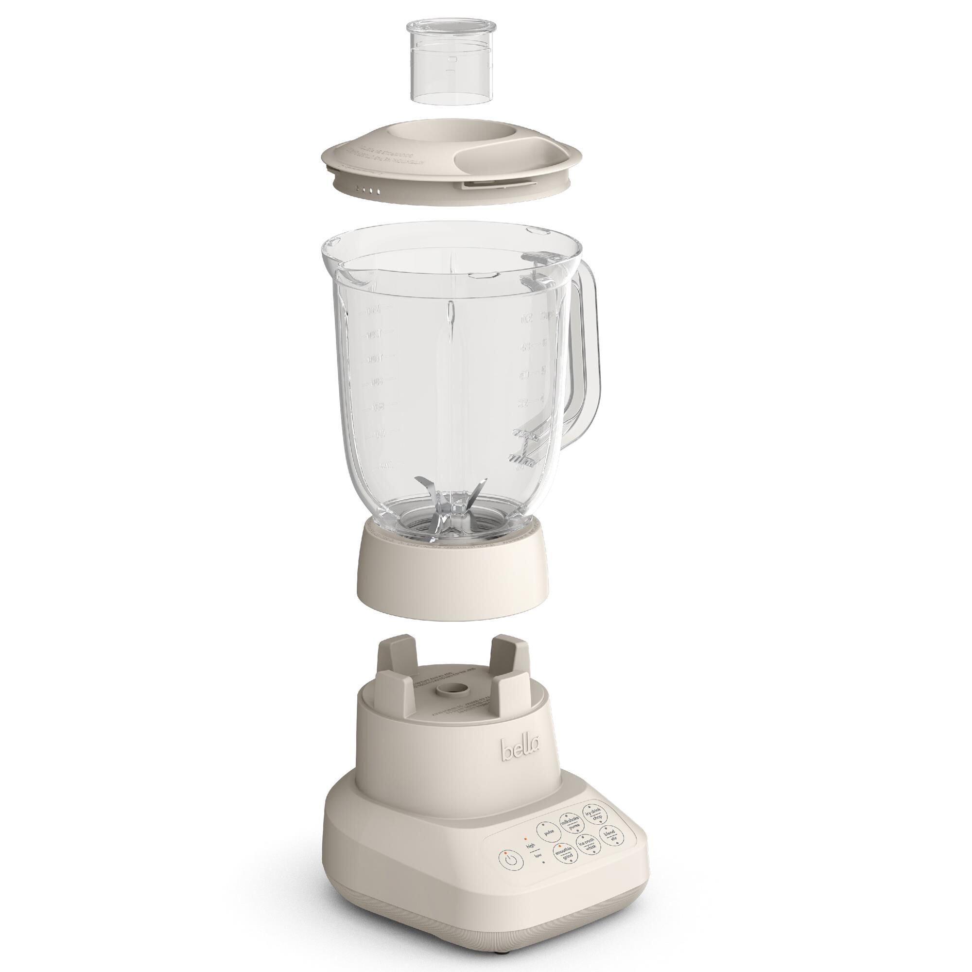 Bella 10-Speed Flip and Store Countertop Blender in Oatmilk