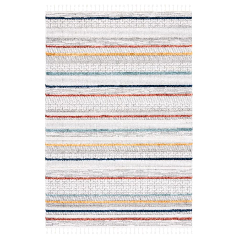 Safavieh Marrakesh 9" x 12" Ivory and Multicolor Area Rug, , large