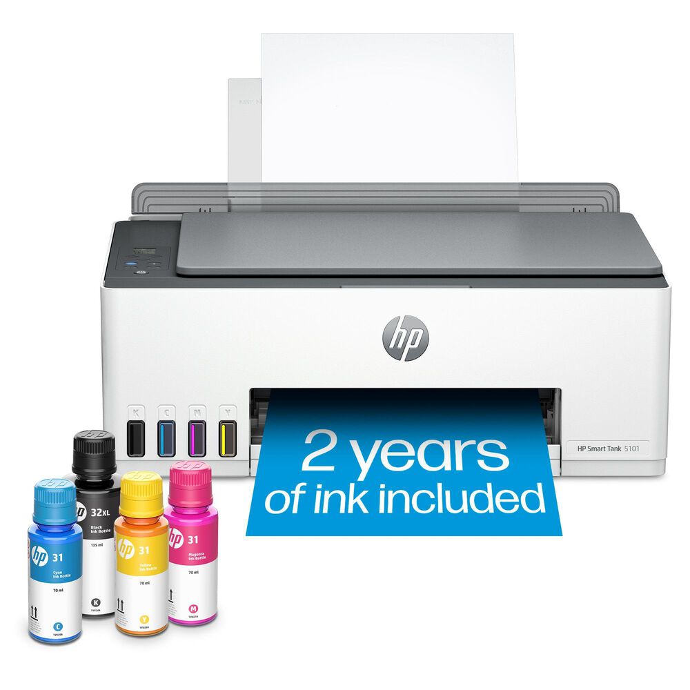HP Smart Tank 5101 All-in-One Printer in White, , large