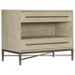 Hooker Furniture Cascade 2-Drawer Nightstand in Taupe and Champagne, , large