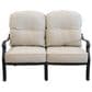 GatherCraft Geneva Patio Loveseat in Linen Beige, , large