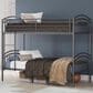 Ashley Lanceburg Twin over Twin Bunk Bed with Ladder in Gray, , large